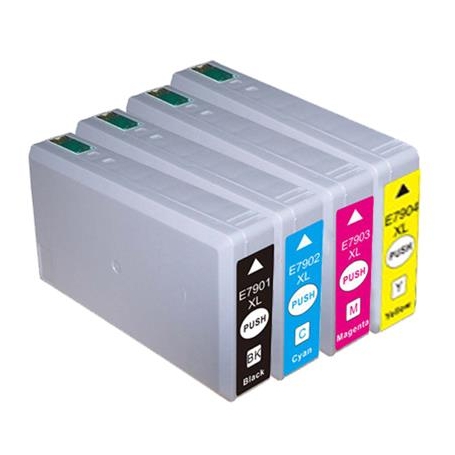 Compatible Epson 79XL Full Set of High Capacity Ink Cartridges Black/Cyan/Magenta/Yellow


