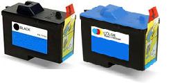 Dell 7Y743 High Capacity Black and 7Y745 High Capacity Colour Remanufactured Ink Cartridges (Series 2)
