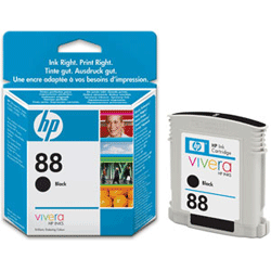 HP Original No. 88 Black Ink Cartridge C9385A

