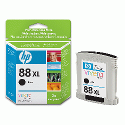 HP Original No. 88XL Black Ink Cartridge C9396AE 

