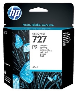 Original HP 727 Photo Black Ink Cartridge (B3P17A)