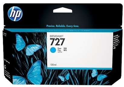 HP Original 727 High Capacity Cyan Ink Cartridge (B3P19A)