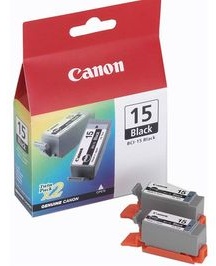 Canon Original BCI-15C Colour Ink Cartridge (Box of 2)