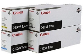 Canon Original C-EXV8 Toner Cartridge Multipack (Black/Cyan/Magenta/Yellow)