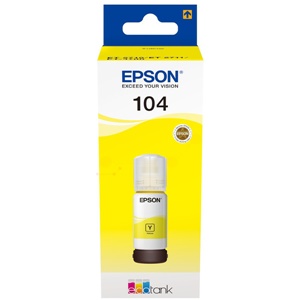 Original Epson 104 Yellow Ecotank Ink Bottle (C13T00P440)