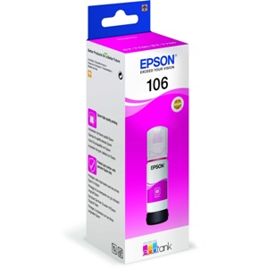 Epson Original 106 Magenta Ecotank Ink Bottle (C13T00R340)