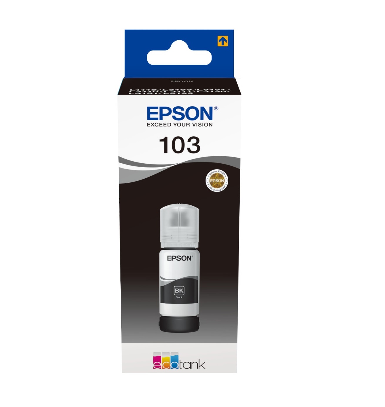 Original Epson 103 Black Ecotank Ink Bottle C13T00S14A