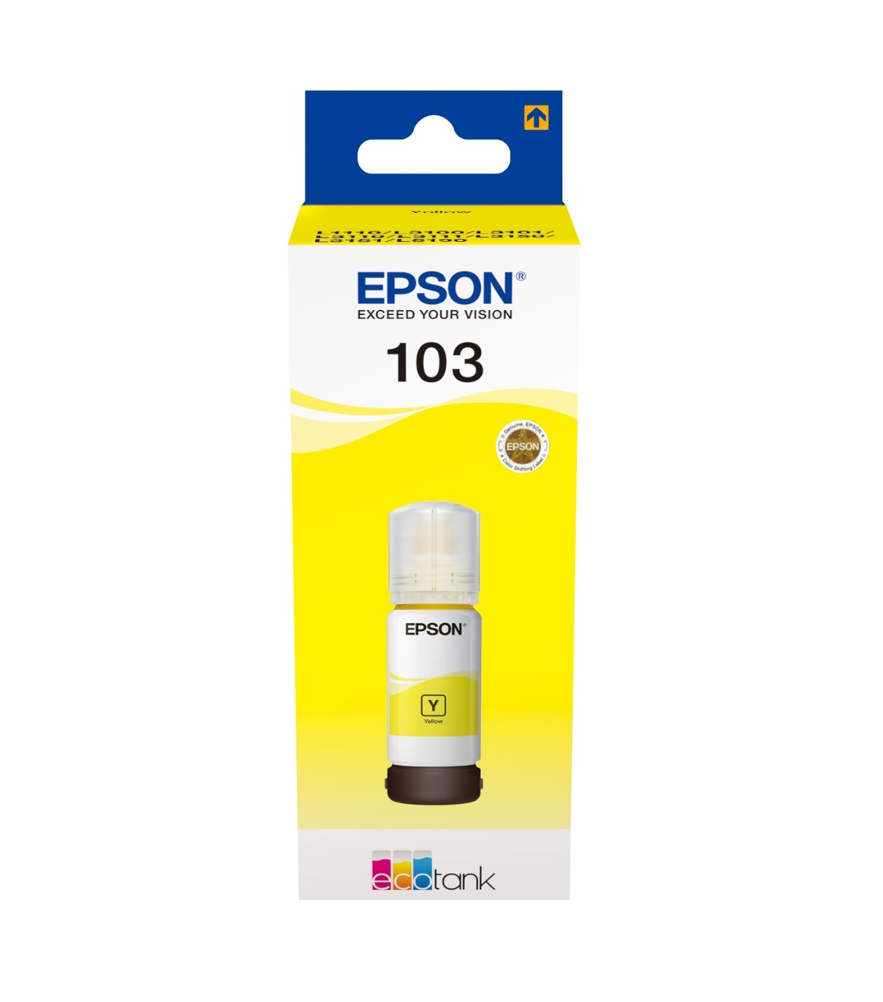 Original Epson 103 Yellow Ecotank Ink Bottle C13T00S44A