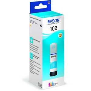 Original Epson 102 Cyan Ecotank Ink Bottle (C13T03R240)