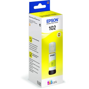 Original Epson 102 Yellow Ecotank Ink Bottle (C13T03R440)