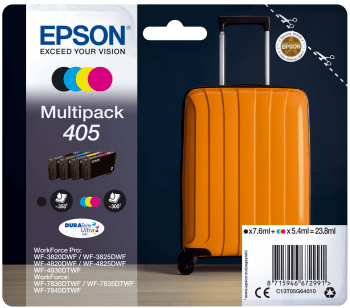 Epson Original 405 Ink Cartridge Multipack (Black/Cyan/Magenta/Yellow)