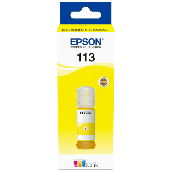 Original Epson 113 Yellow Ink Bottle C13T06B440