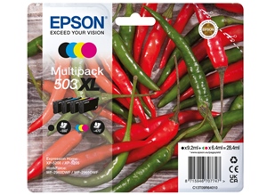 Original Epson 503XL High Capacity Multipack Inkjet Cartridge C13T09R64010