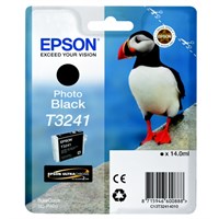 Original Epson T3241 Photo Black Inkjet Cartridge (C13T32414010)