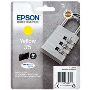 Original Epson 35 Yellow Inkjet Cartridge (C13T35844010)