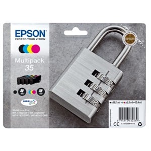 Original Epson 35 Inkjet 4 Colour Cartridge Multipack (C13T35864010)