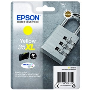 Original Epson 35XL Yellow High Capacity Inkjet Cartridge (C13T35944010)