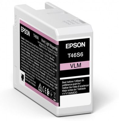 Epson Original T46S6 Light Magenta Inkjet Cartridge C13T46S600