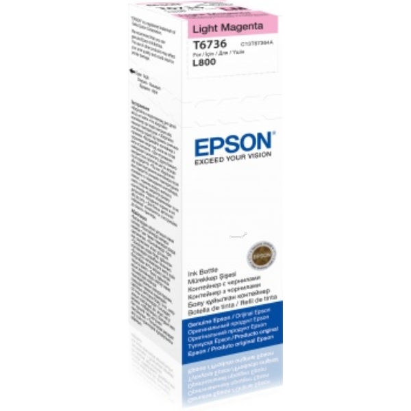 Epson Original T6736 Light Magenta Ink Bottle C13T67364A