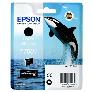 Original Epson T7601 Photo Black Inkjet Cartridge (C13T76014010)
