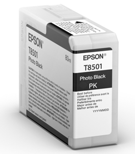 Original Epson T8501 Photo Black Inkjet Cartridge (C13T850100)
