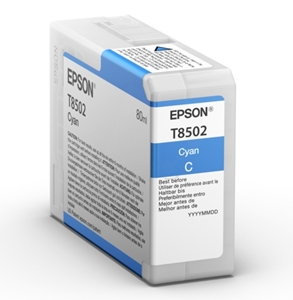 Original Epson T8502 Cyan Inkjet Cartridge (C13T850200)
