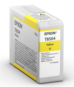 Original Epson T8504 Yellow Inkjet Cartridge (C13T850400)