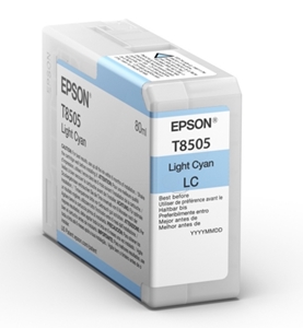 Epson Original T8505 Light Cyan Inkjet Cartridge (C13T850500)