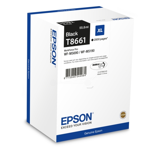 Epson Original T8661 Black Ink Cartridge
