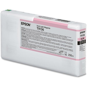 Epson Original T9136 Light Magenta Inkjet Cartridge (C13T913600)