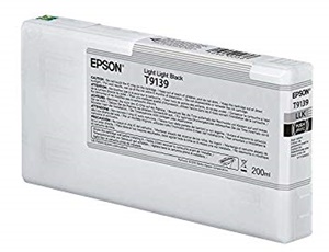 Original Epson T9139 Light Light Black Inkjet Cartridge (C13T913900)