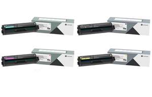 Original Lexmark C3220 4 Colour Toner Cartridge Multipack (Black/Cyan/Magenta/Yellow)