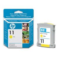 HP Original No. 11 Yellow Ink Cartridges (C4838AE)  
