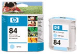 Original HP 84 Light Cyan Ink Cartridge (C5017A)