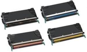 Compatible Lexmark C5220 Set Of 4 Toner Cartridges (Black,Cyan,Magenta,Yellow)