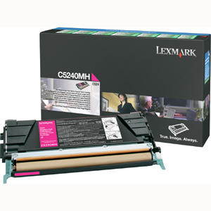 Original Lexmark C5240MH Magenta Toner Cartridge