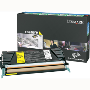 Original Lexmark C5240YH Yellow Toner Cartridge