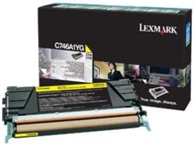 Lexmark Original C746A1YG Yellow Toner Cartridge