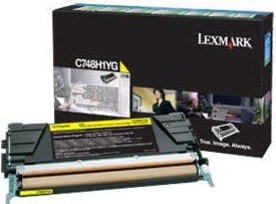 Lexmark Original C748H1YG Yellow High Capacity Toner Cartridge