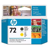 HP Original Printhead  No. 72 Matte Black and Yellow