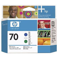 HP Original Printhead  No. 70 Blue and Green 