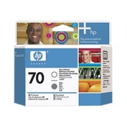 HP Original Printhead No. 70 Gloss Enhancer and Grey 