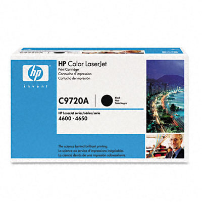 Original HP C9720A Black Toner Cartridge