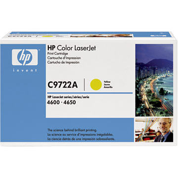 Original C9722A HP Yellow Toner Cartridge