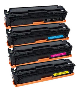 Compatible HP 305A Toner Cartridge Multipack (Black/Cyan/Magenta/Yellow)