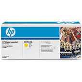 Original CE742A HP Yellow Toner Cartridge