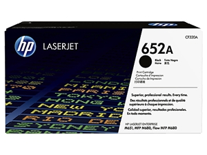 HP Original 652A Black Toner Cartridge (CF320A)