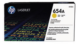 Original HP 654A Yellow Toner Cartridge (CF332A)