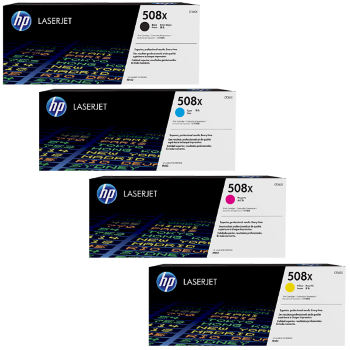 HP Original 508X Toner Cartridge Multipack (Black/Cyan/Magenta/Yellow)