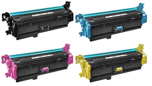 Compatible HP 201X High Capacity Toner Cartridge Multipack (Black/Cyan/Magenta/Yellow)